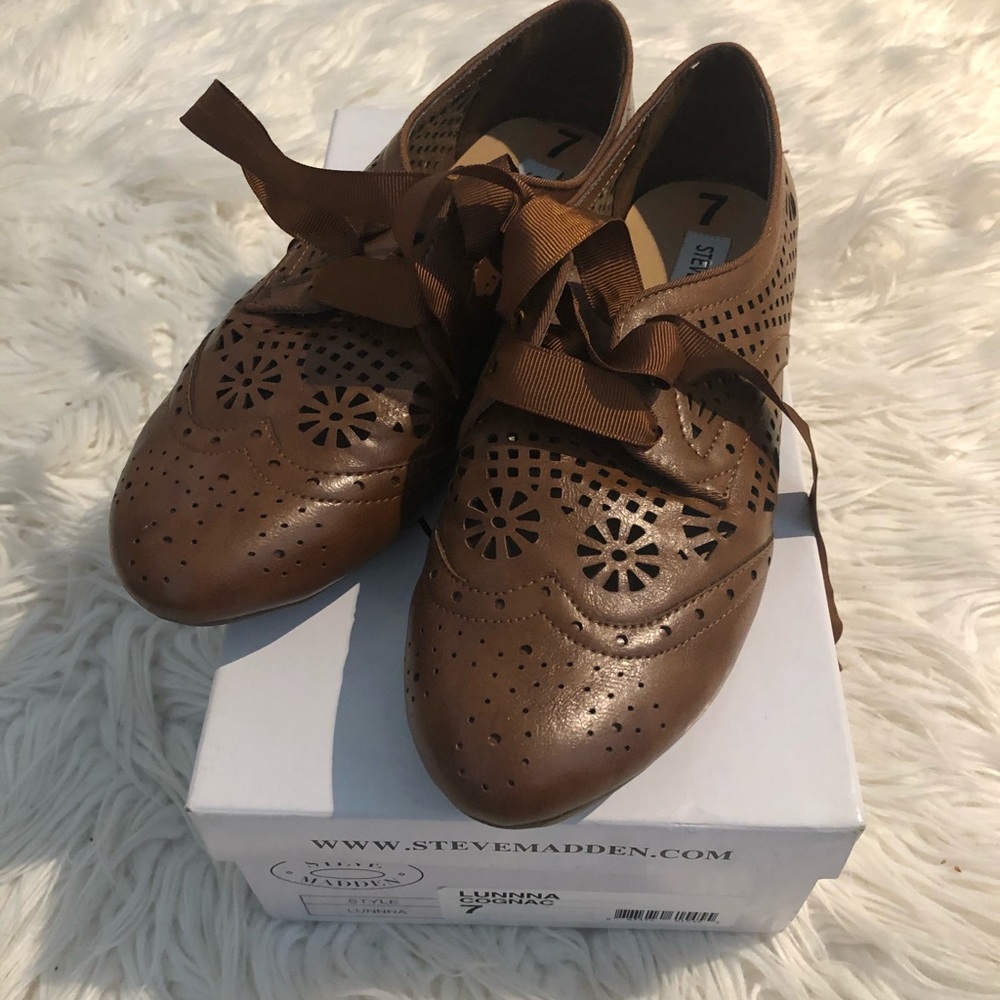 Like new brown, Steve Madden Lunnna
